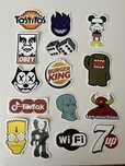 15 Autocolantes Stickers Marcas Diversas