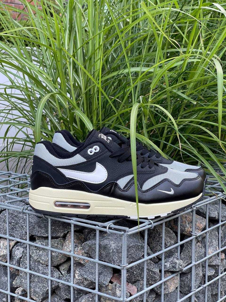 Чоловічі кросівки Nike Air Max 1 x Patta Black (41-45)