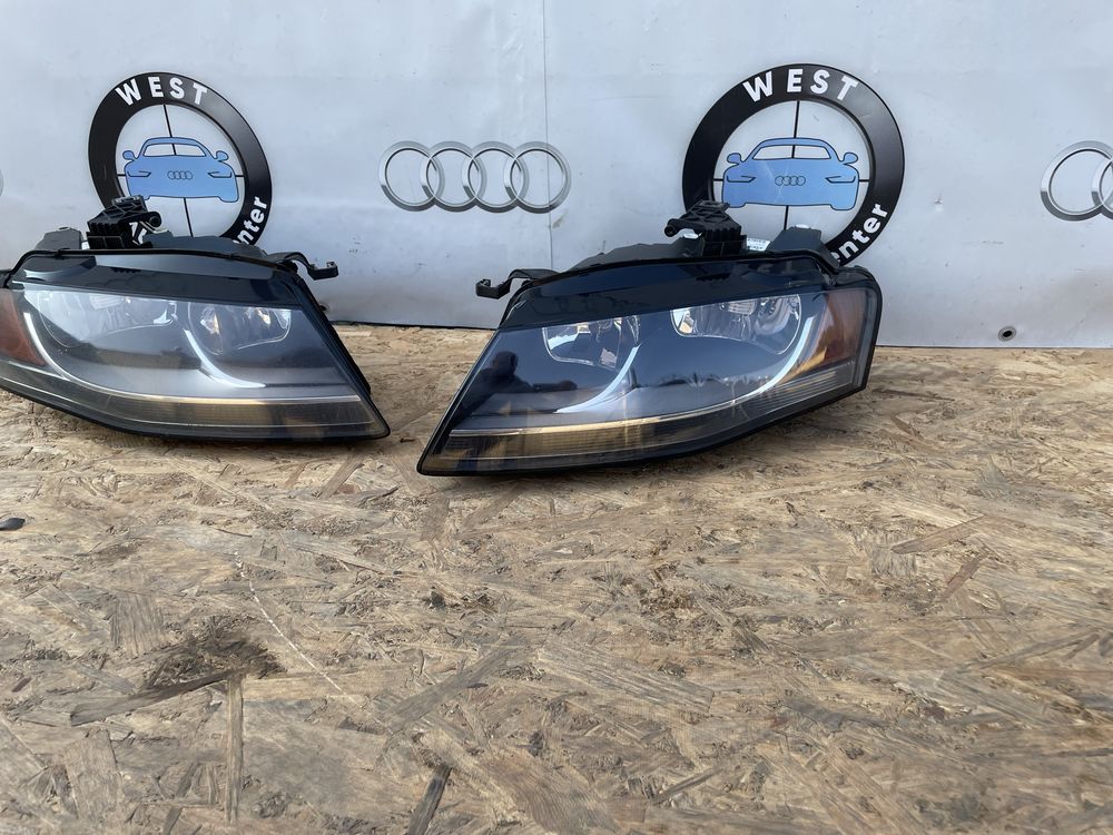 Audi A4 B8 фари передні галоген америка ауді а4 б8 фари передні америк