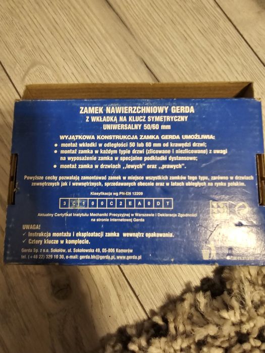 Zamek nawierzchniowy uniwersalny Gerda ZG 200