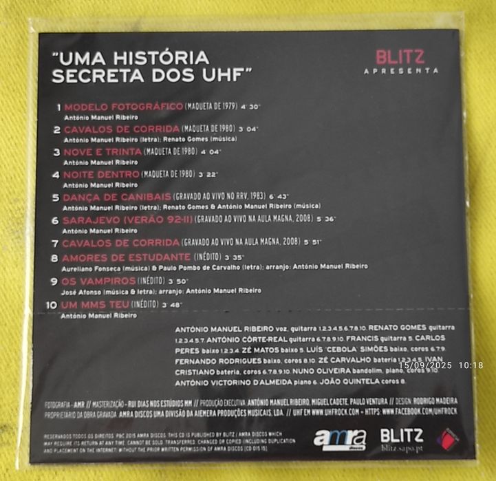 UHF - Uma História Secreta CD