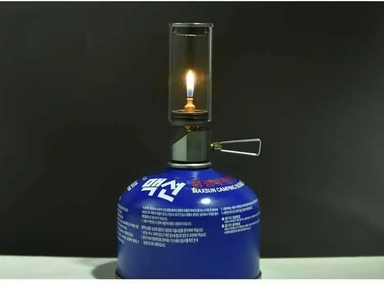 Туристическая газовая лампа BRS-55, газовая свеча.