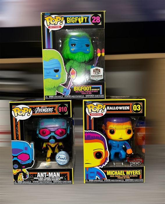 Funko Pop Halloween Фанко Поп Blacklight Бигфут Человек-муравей