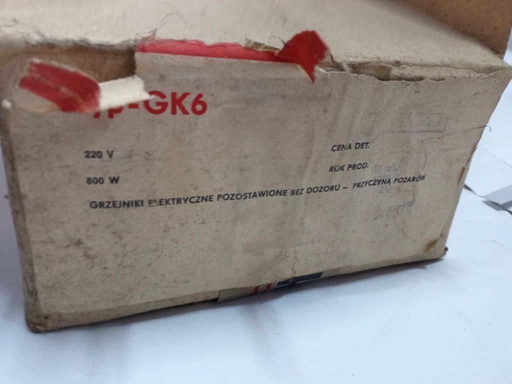 Stara kuchenka elektryczna