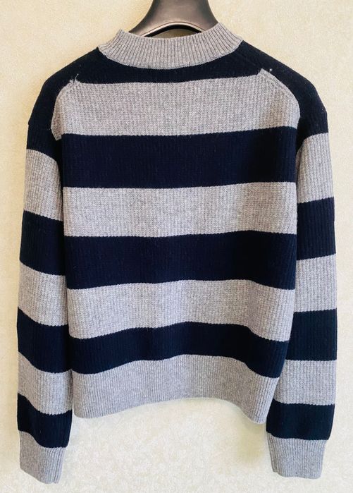 Джемпер Uniqlo Lambswool 100% вовна Crew Neck, розмір XS, сіро-синій