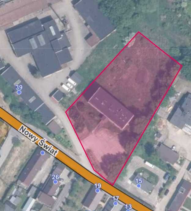 Biurowiec na sprzedaż w Nowe przy ul. Nowy Świat (kuj.-pom.)