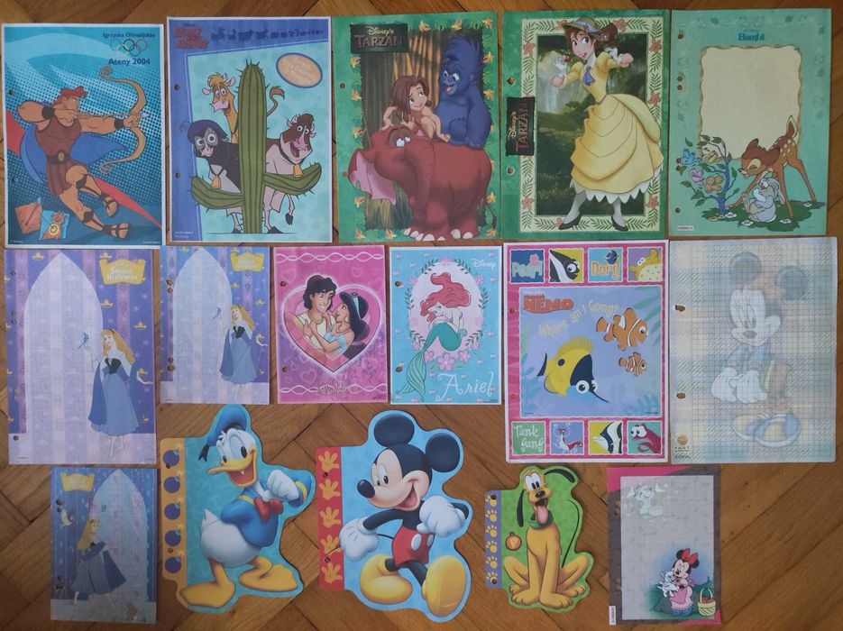 Karteczki kolekcjonerskie - Disney Lata 90.