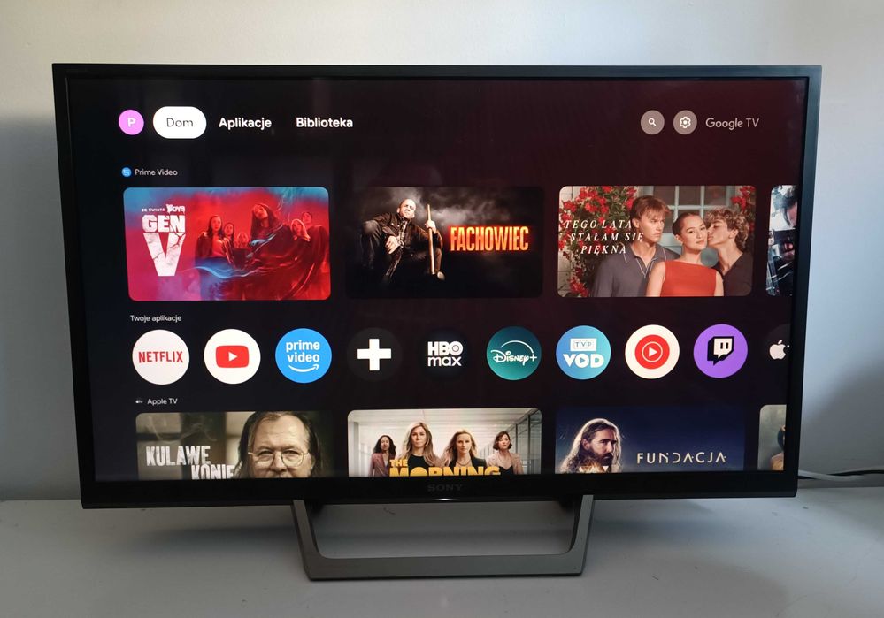 32 Cali TV SONY LED HDR + Chromecast Google TV + Hdmi + Upominek+Kupon