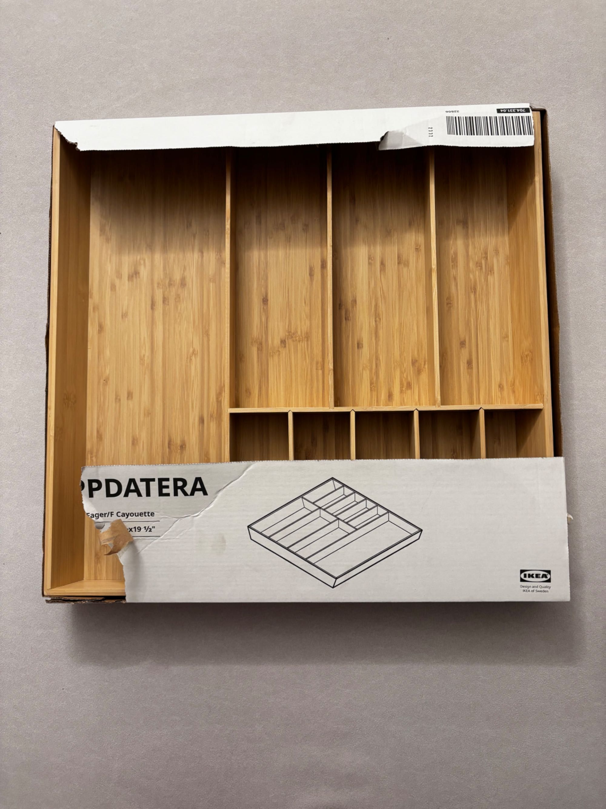 Taca na sztućce, wkład do szuflady Ikea UPPDATERA