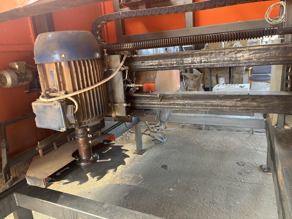 Дискова пилорама, пилорама кутова