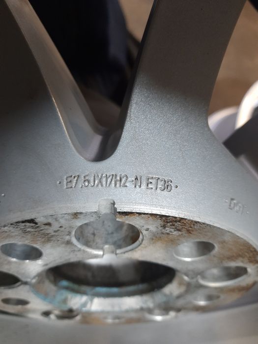 (0189) Felgi 17" 5x112 ET 36 7,5j - Audi A6