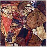 OBRAZ Schiele Egon - Agonia Walka śmierci