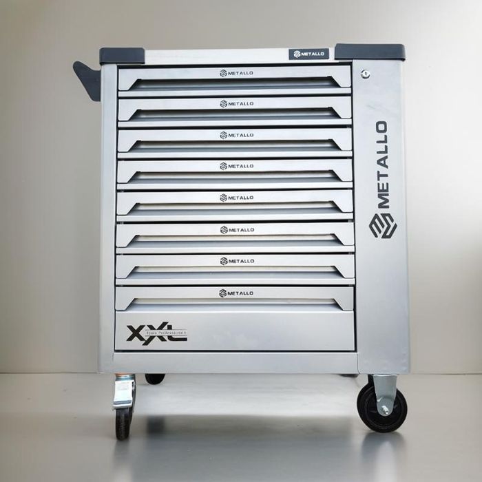 Nowa XXL szafka narzedziowa 8 wyposażonych szuflad wózek narzędziowy