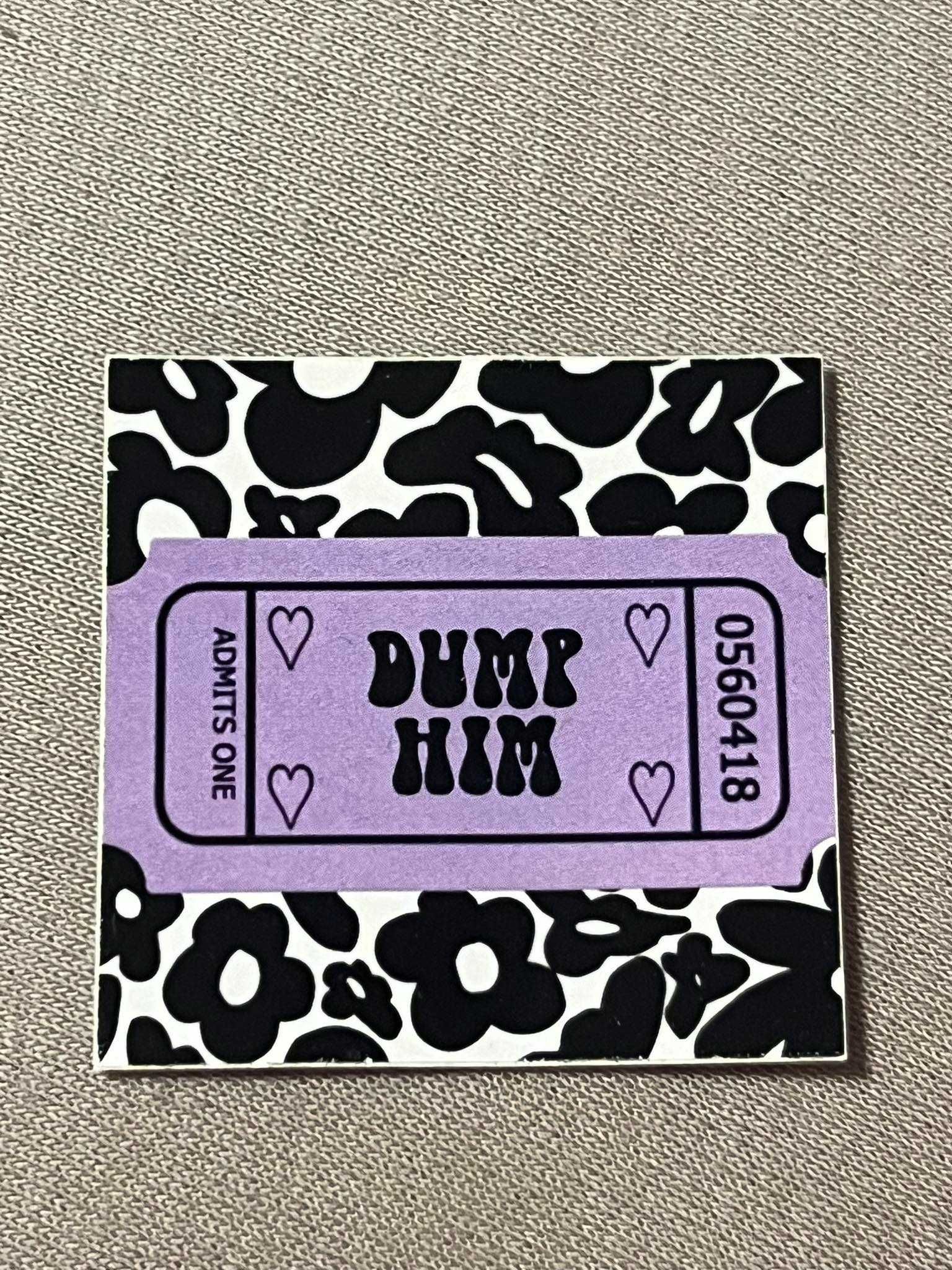 Nowa naklejka vibe sticker kolorowa dump him