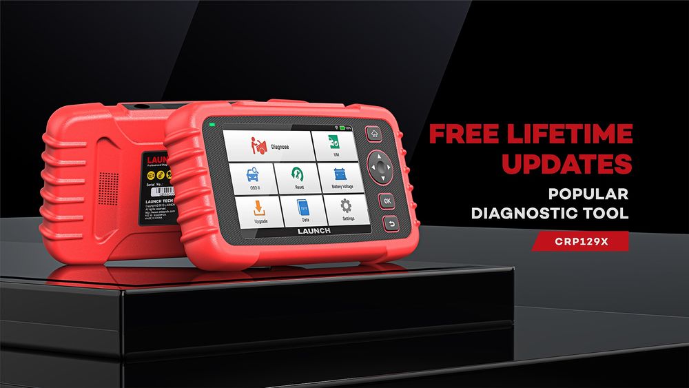 Launch CRP 129X V2 Máquina Diagnóstico Automóveis