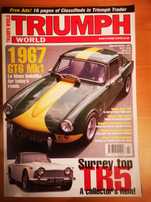 Revistas de Automóveis Clássicos Triumph World