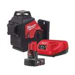 Zestaw laser zielony płaszczyznowy 360 M12 3PL Milwaukee