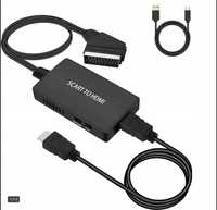 Adapter konwertera scart na hdmi full hd przełącz wideo z pomocą kabla