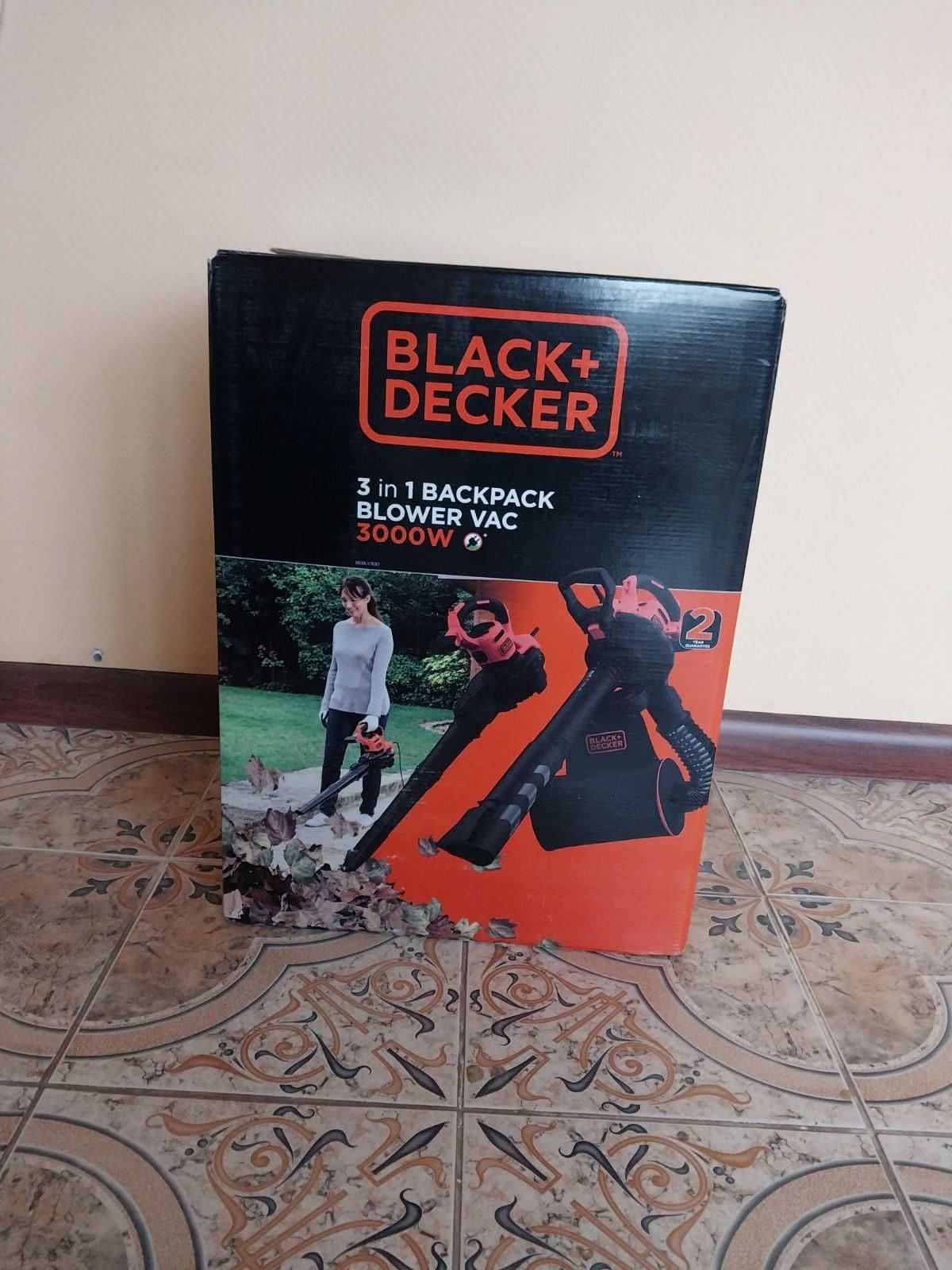 Продам cадовий пилосос-повітродувка Black+Decker BEBLV300