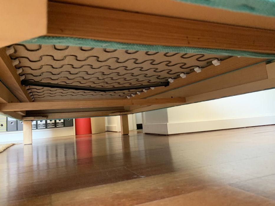 Chaise longue ikea forrada a tecido