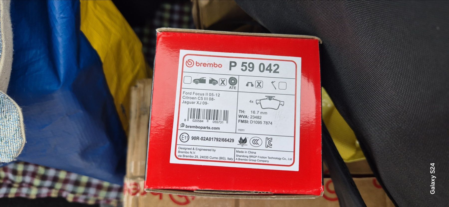 Гальмівні колодки Brembo P 59 042