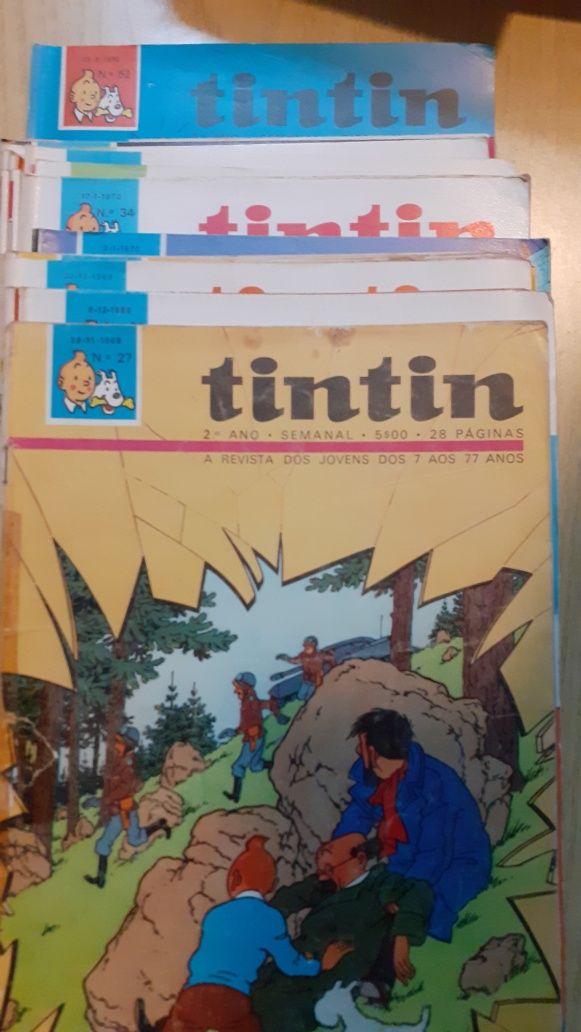 Revistas Tintin varios anos