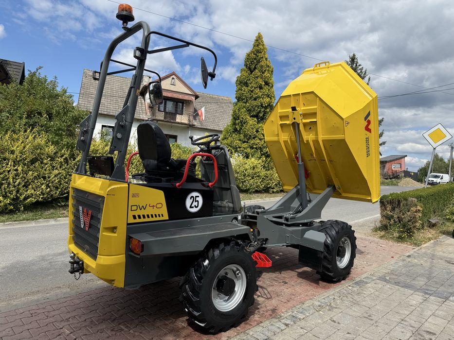 Wozidło obrotowe Wacker Neuson DW 40 z Niemiec 4 tonowe 1600mth