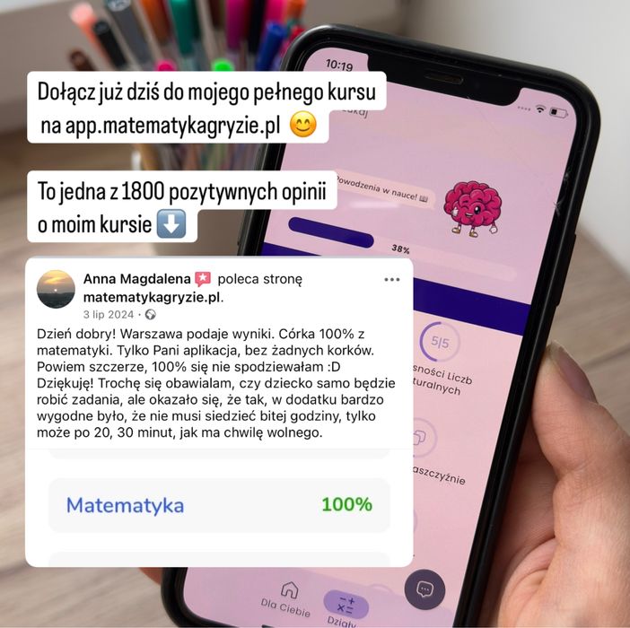 Korepetycje z nauczycielką Matematyka Gryzie