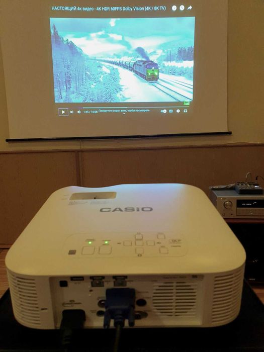 Лазерний LED Проектор CASIO XJ-F10X для шкіл та університетів 3300 люм