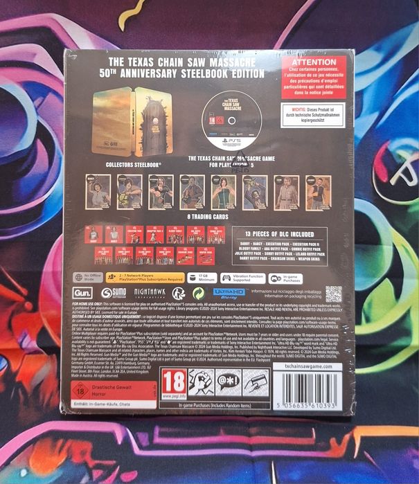 The texas chain saw massacre 50th anniversary steelbook edition PS5