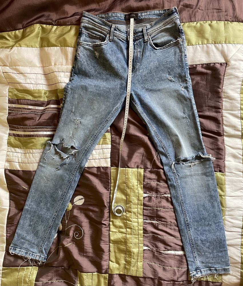 Spodnie jeansy skinny fit Bershka rozmiar 40 jak nowe