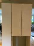 Zewstaw szafek do łazienki Ikea. Szafka nad pralkę, szafka wysoka