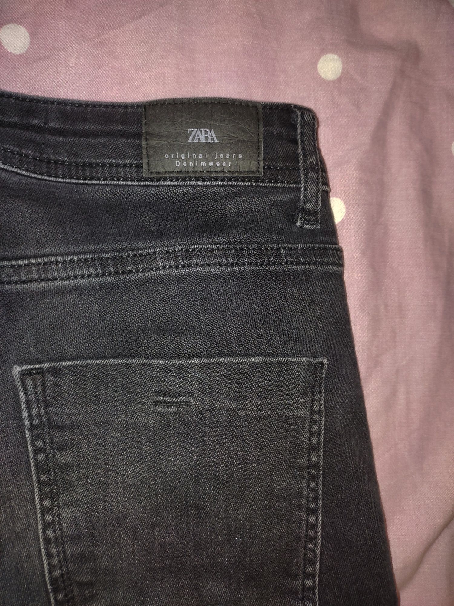 Чорні жіночі джинси скіні Zara