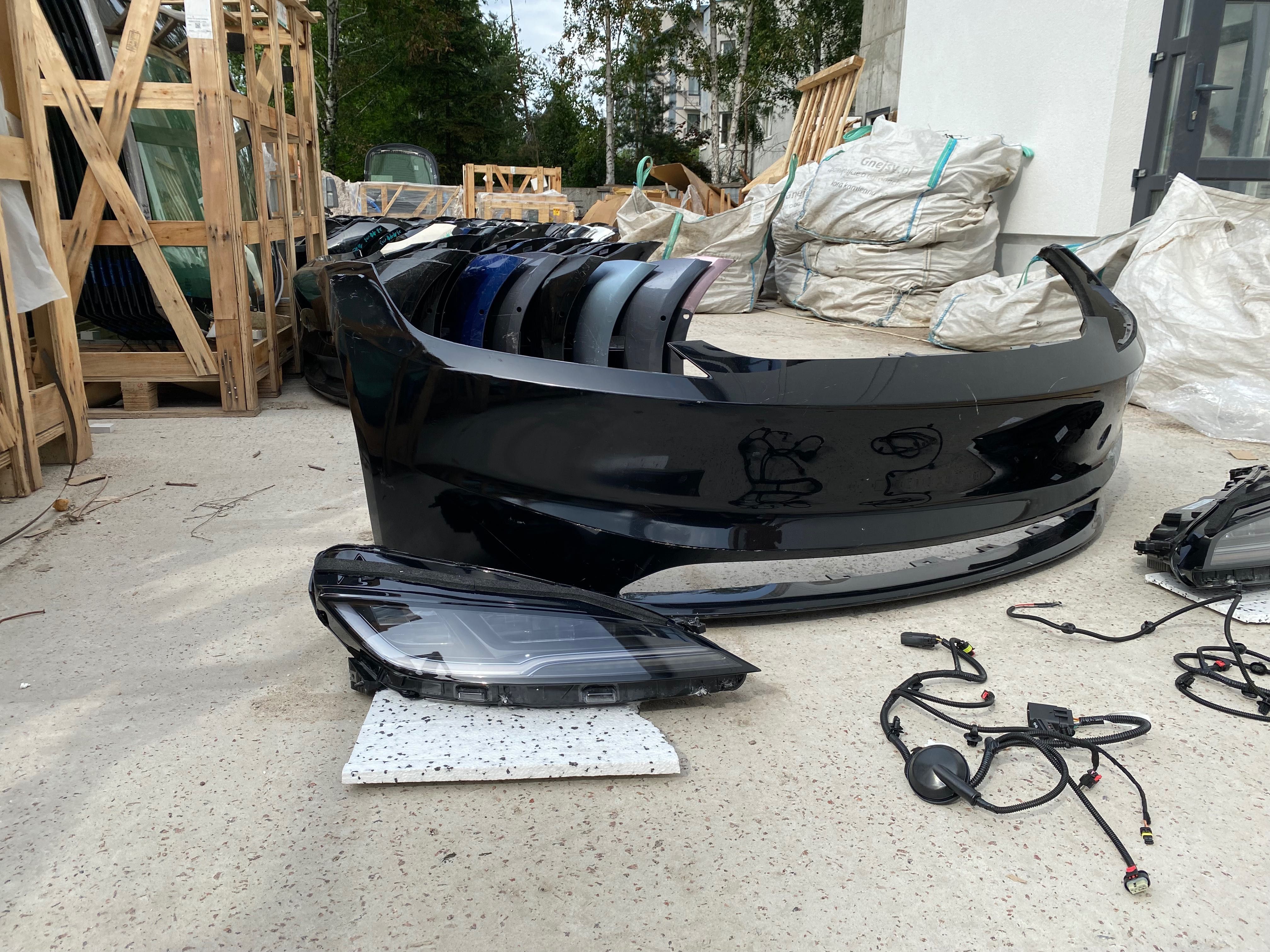 Разборка Tesla model 3 2023 2024 Highland морда