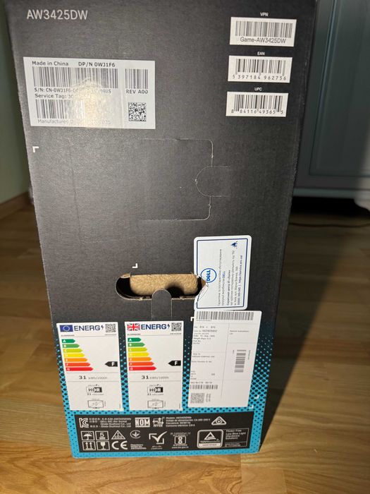 Alienware 34" 240Гц QD-OLED – AW3425DW  Ultra WQHD ігровий монітор