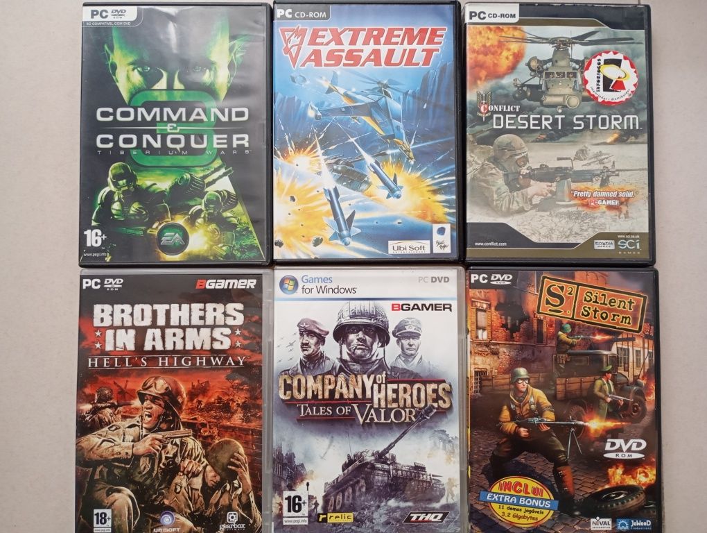 6 jogos pc cdrom