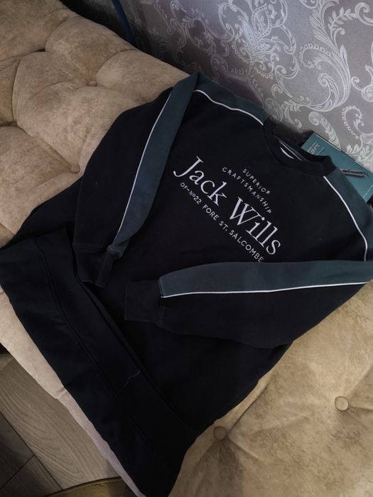 Чорний світшот чоловічій Jack Wills