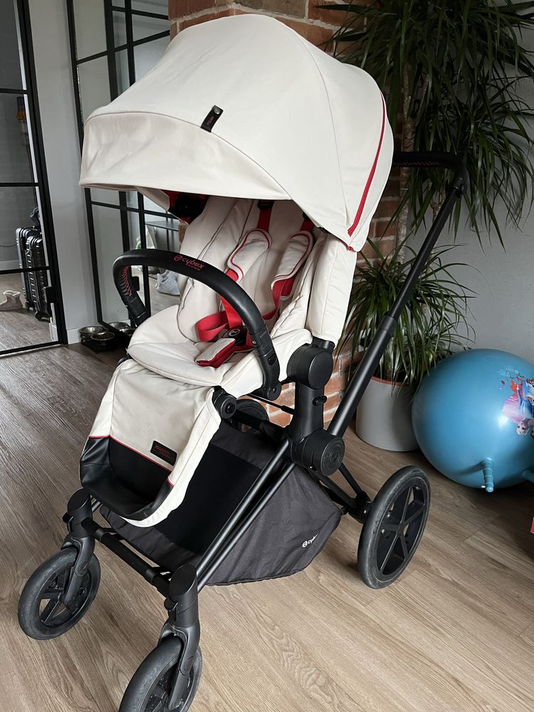 Cybex priam Scuderia Ferrari silver grey 2w1 gondola spacerówka