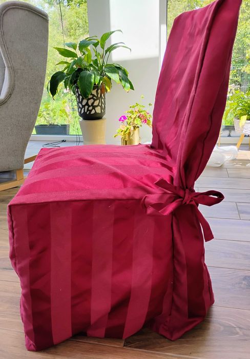 pokrowce bankietowe na krzesła do jadalni, 6 sztuk