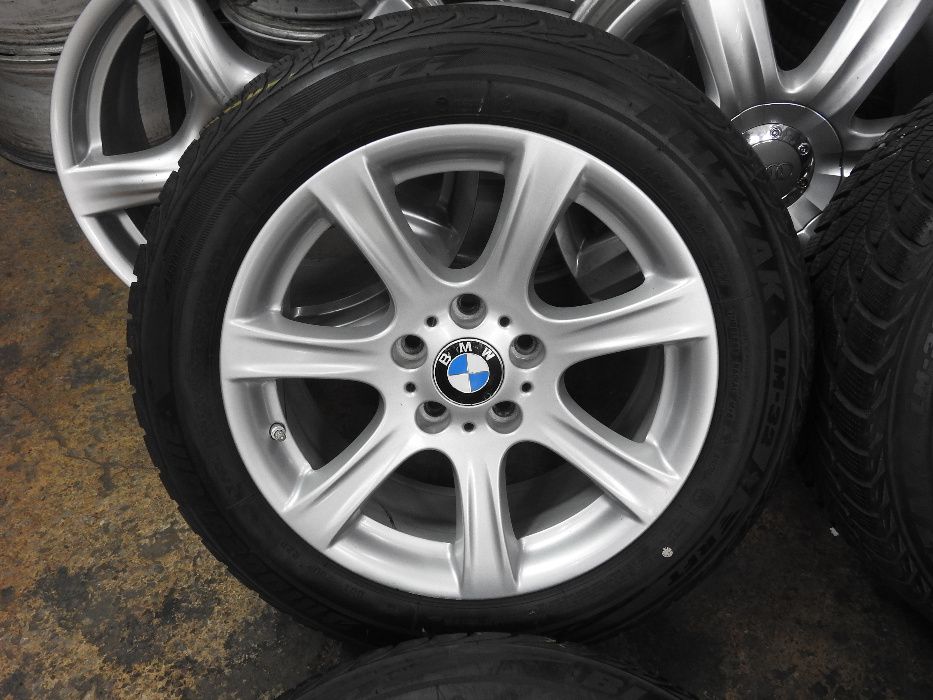 4xALUFELGI BMW 17" 5X120 ET34 8J 2015 rok z Czujnikami Super STAN