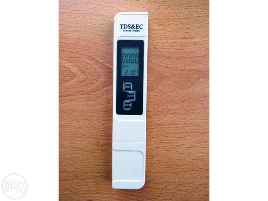 Medidores Eletro Condutividade TDS + termómetro ou µS