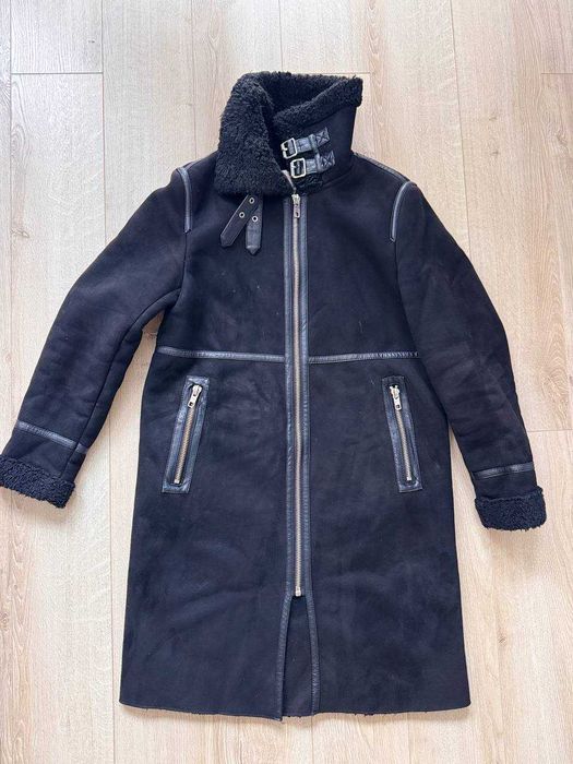 Kurtka ze skóry naturalnej Zara HM berczka