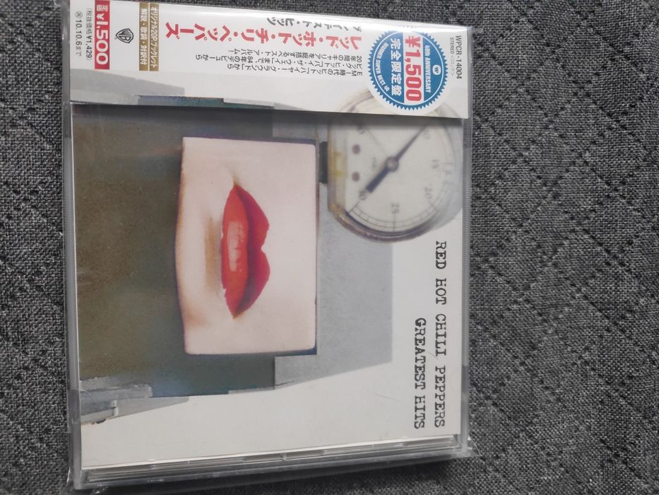 Red chili peppers greatest hits CD, Japan, Obi, Japońska