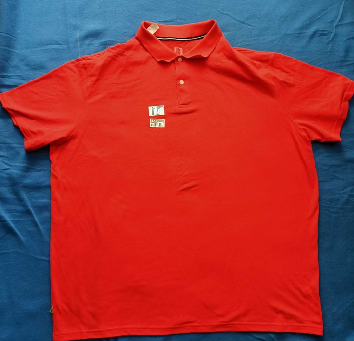 Koszulka polo z krótkim rękawem męska 3XL