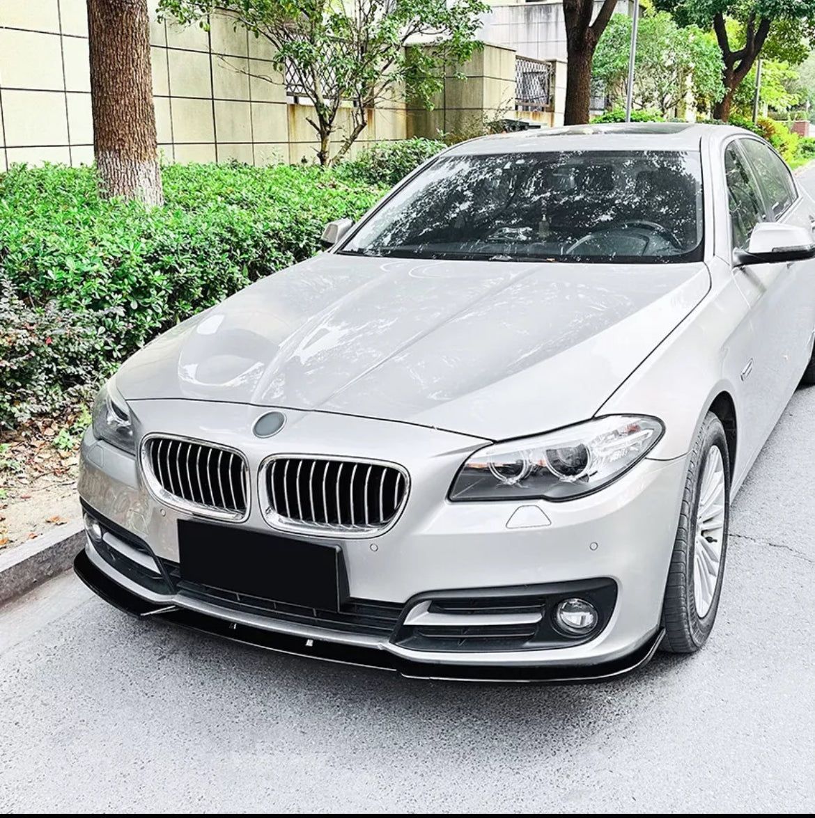 BMW F10 F11 Przednia Dokładka Zwykłego Zderzaka Polift LCI Czarny