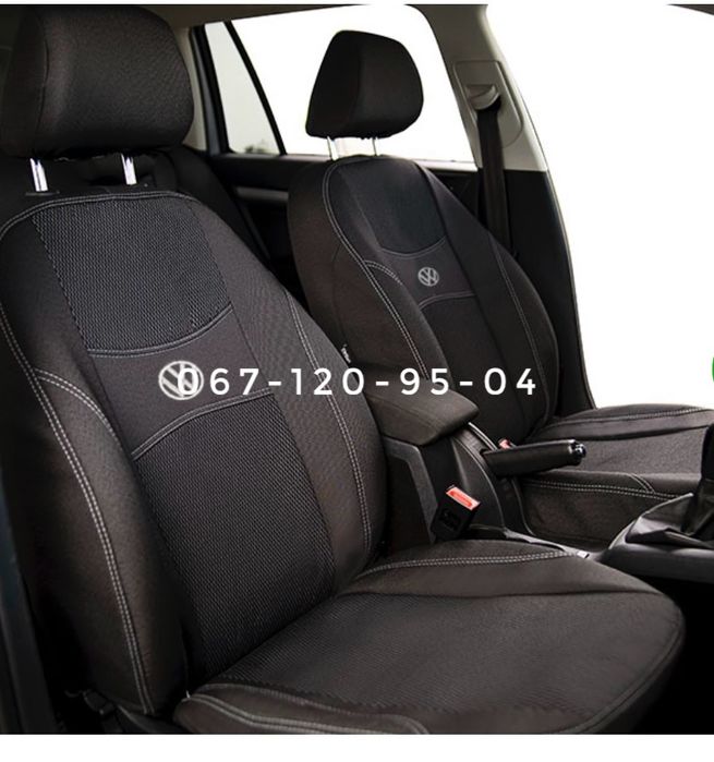 Авточехлы Чехлы на Volkswagen Caddy Фольцваген Кадди Fiat Doblo.