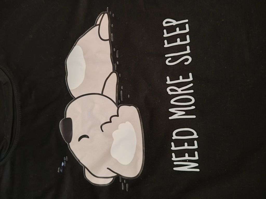 Koszulka Need more sleep koala M nowa