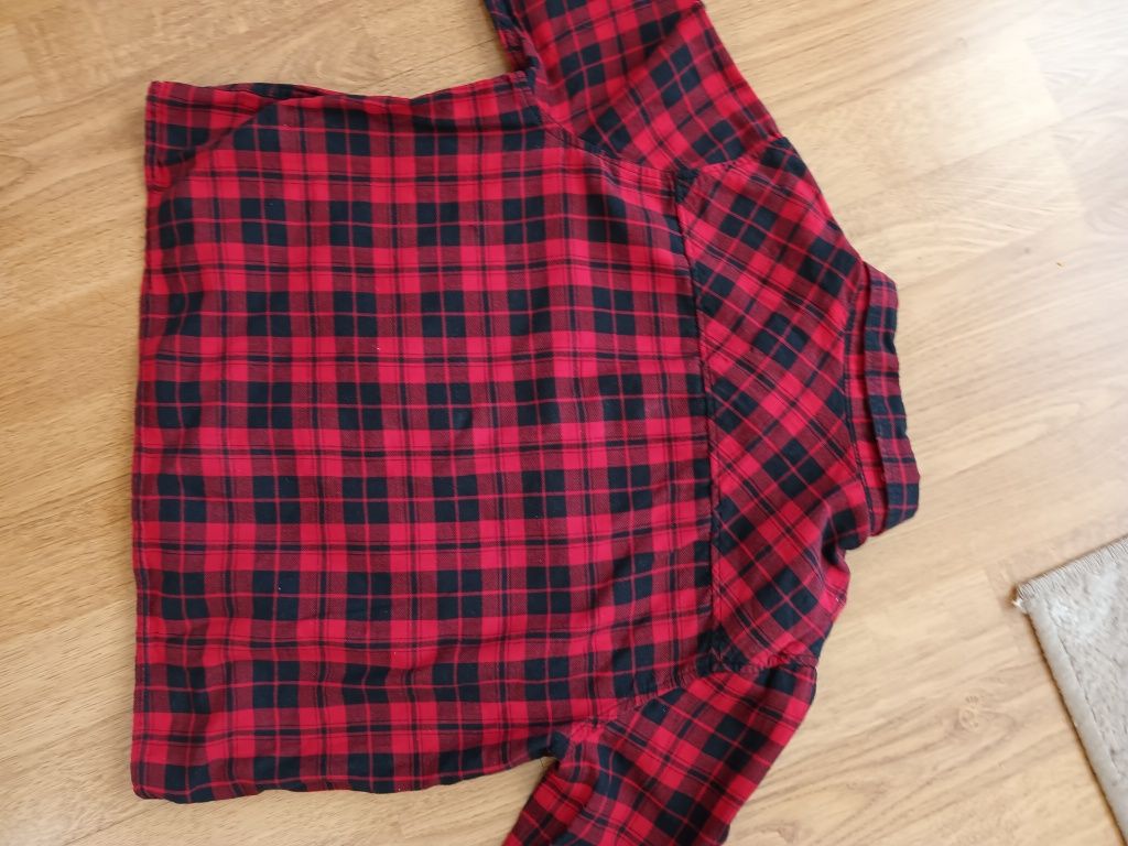 Koszula w kratkę marki H &M w rozmiarze XS/ S