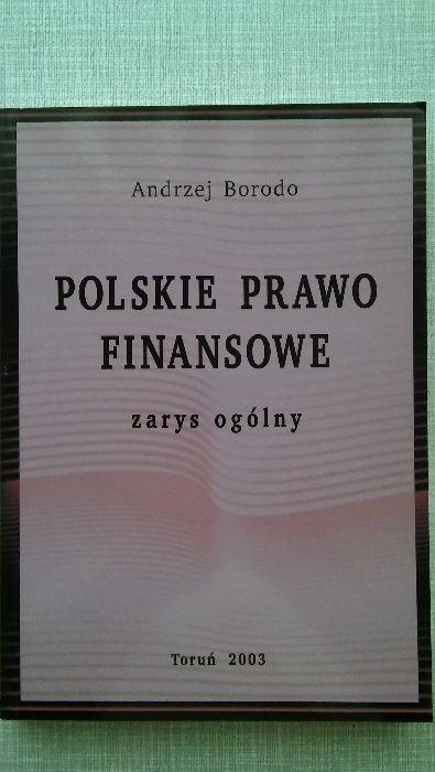 Polskie Prawo Finansowe, Andrzej Borodo ! Stan Idealny ! TANIO !!!