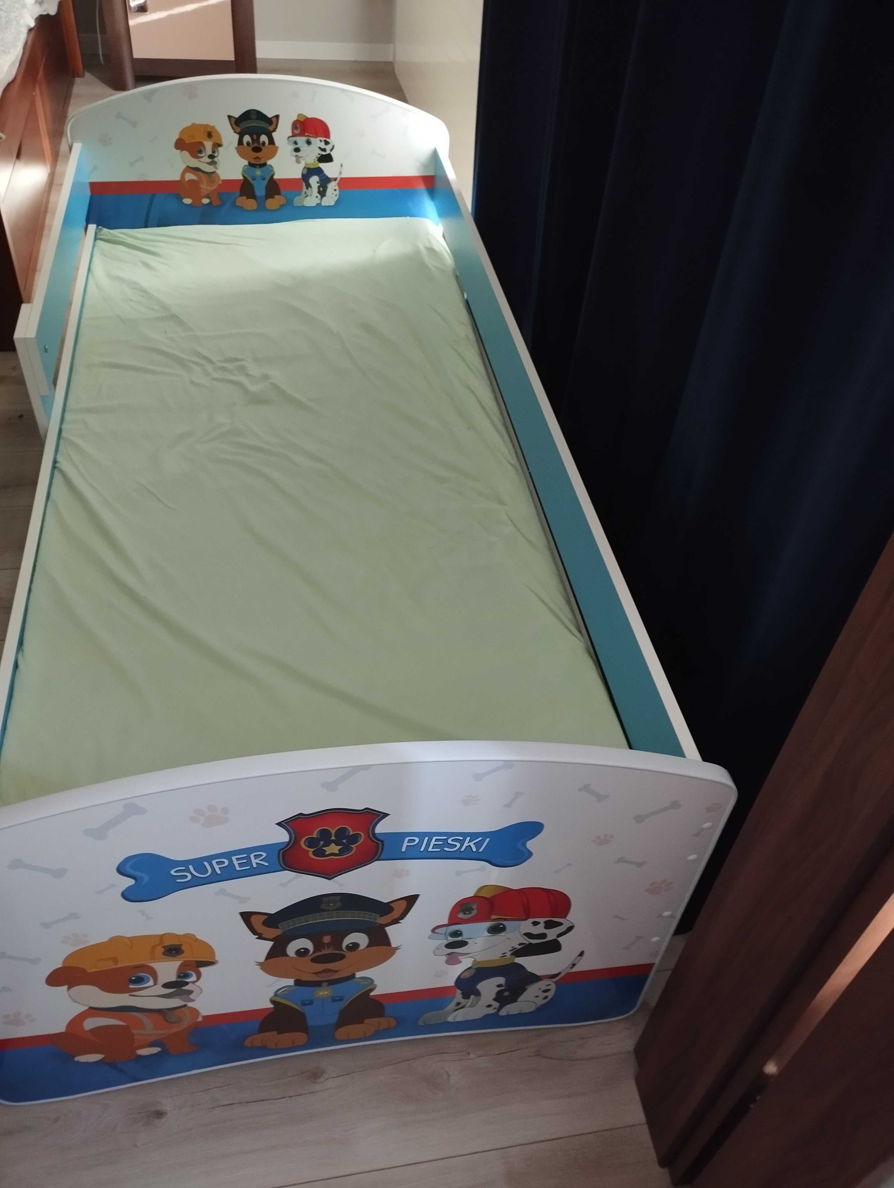 Łóżko dziecięce Psi Patrol w bardzo dobrym stanie